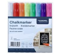 Marqueur craie 15 mm, étui de 8, assorti