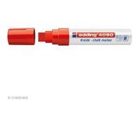 Edding Marqueur craie 4090 – Rouge – Pointe 4–15 mm