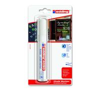 Marqueur craie Edding blister blanc 83024
