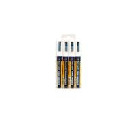 Marqueur craie Illumigraph pointe biseaute 6mm blanc - Lot de 4