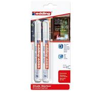 Marqueur craie liquide blanc blister de 2