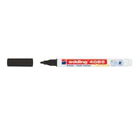 Marqueur craie liquide effaçable - EDDING - Noir - Pointe ronde 1-2 mm - 1 pièce - Pour ardoise, verre et miroirs