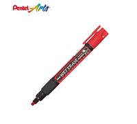 Marqueur craie Pentel WET ERASE SMW26 pointe biseautée rouge