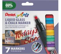 Marqueur Craie Pochette De 7 Couleurs Assorties (Import Royaume Uni)