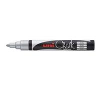 Uni Mitsubishi Pencil Marqueur fenêtre et craie UNI CHALK PWE-5M 1,8–2,5 mm pointe ogive argenté