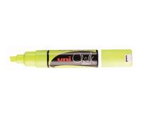 Marqueur Craie Pte Biseautée Large Chalk Marker Pwe8k 8mm Jaune Fluo