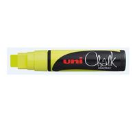 Marqueur Craie Pte Rectangulaire Extra-Large Chalk Marker Pwe17k 15mm Jaune Fluo
