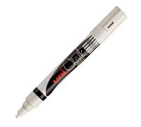 Mitsubishi Pencil Marqueur craie Uni TS-140135 PWE-5M – pointe ogive moyen 1,8–2,5 mm blanc