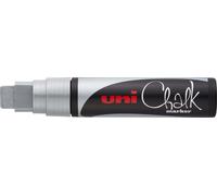 marqueur craie uni-ball Chalk PWE-17K argent pointe biseautée résistant à l'eau