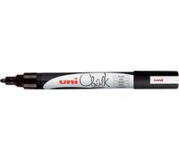 marqueur craie uni-ball Chalk PWE 5M noir pointe ogive