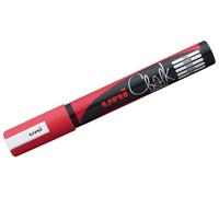 marqueur craie uni-ball Chalk PWE 5M rouge fluo pointe ogive