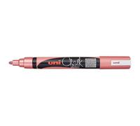 uni-ball Marqueur pour fenêtre UNI CHALK PWE-5M - pointe ogive - rouge métallisé