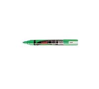 marqueur craie vert pointe 1.8/2.5mm - uni pwe5m v fluo