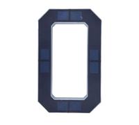 Marqueur d'adresse solaire en ABS élégant avec chiffres LED de 22,9 cm pour un look extérieur alimenté par l'énergie solaire