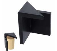 Marqueur d'angle en alliage d'aluminium 45 degrés Outil de mesure pour le travail du bois Noir 64 x 45 x 45 mm