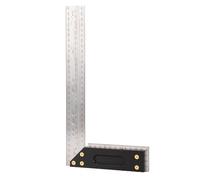 Marqueur d'angle multifonctionnel en acier inoxydable de précision de 300 mm pour la construction du bois Échelles claires robustes Angle droit intégré Utilisation polyvalente