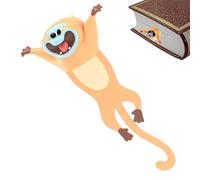 Marqueur d'animaux de dessin animé - Marqueur d'animaux extravagants, Marqueur de dessin animé amusant | Marqueurs de lecture d'animaux fous, marques de livres de dessins animés