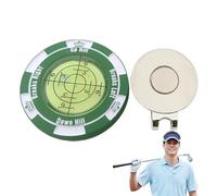 Marqueur de balle de golf de haute précision : outil de lecteur vert au niveau des bulles pour un positionnement précis | Accessoires de golf avec indicateur de pente, marqueur de balle pour golfeurs