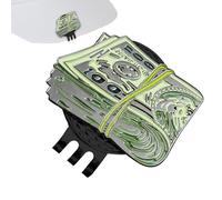 Marqueur de balle de golf magnétique - Clip Dollar Bill - Accessoire de golf en métal de qualité supérieure - Marque de boule magnétique puissante pour casques de golf, marqueurs fins et légers pour