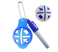 Marqueur de Balle de Golf - Modèle d'Alignement de Précision,Marqueur de Traçage pour Balle de Golf,pour Golfeurs Hommes Femmes Tournoi Putting Green Club Fête des Pères