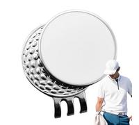 Marqueur de balle de golf pour chapeau - Emblème de joueur à clipser, badge magnétique | Étiquette de poche pour match de sport, outil de balle de gazon, support d'accessoires pour ceinture pochette
