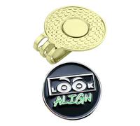 Marqueur de balle de golf - Support magnétique pour balle de golf - Accessoire en métal mignon - Avec Big Eyes Design Easy Attain Tool - Polyvalent pour un ami ou un mari