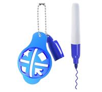 Marqueur de balle réutilisable, outil d'alignement de golf, gabarit de 7,6 x 5,1 cm avec fonction de précision, accessoire ABS durable, équipement de putting avec design compact, aide à la pratique