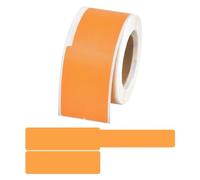Marqueur de câble Étiquettes de marquage de fils autocollantes et étanches for imprimante laser, multicolores, paquet de 100(Oranje)
