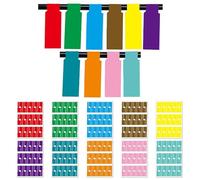 Marqueur de câble Étiquettes de marquage de fils, lot de 5 feuilles, multicolores, imperméables, autocollantes, imprimables, format A4