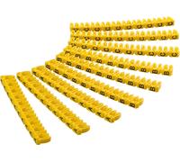 Marqueur de câble lettres/ A-C/ 1,5-2,5 mm/ 90 pièces 72516