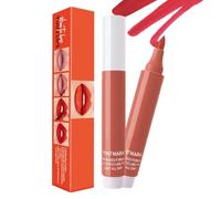 Marqueur de coloration aux lèvres | Crayon de revêtement à lèvres | Tache de doublure de rouge à lèvres hydratant Tachette précise de type stylo pour une finition naturelle d'application d'application