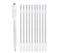 Marqueur de couture disparaissant - Marqueur pour tissu avec encre disparue | Stylos à coudre qui disparaissent | Tissu à broder avec 10 recharges | Marqueur à coudre pour la disparition des tissus