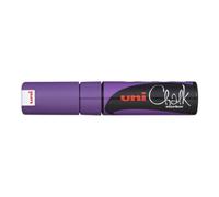 Uni Mitsubishi Pencil Marqueur pour fenêtres et craie UNI CHALK PWE-8K 8 mm pointe biseautée rouge