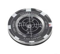 Marqueur de Golf avec Niveau à Bulle pour précis Marqueur de(Black)