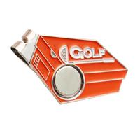 Marqueur de golf | Clip amusant en métal pour chapeau de golf - Badge décoratif unique laqué pour les amateurs de golf