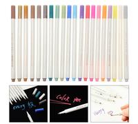 Marqueur De Graffiti En Acrylique, 20 Couleurs, Stylo De Marquage Métallique Pour Carte De Dessin, Fournitures Scolaires Et De Bureau