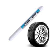 Marqueur De Laque Pour Pneus - Acrylique Crayon À Scompte, Crayon De Voiture Plus Météo -résistant | Marqueur Réfléchissant Encre Blanc -Script Longtemps, Stylo Robuste