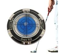Marqueur De Lecteur Vert De Golf - Marqueur De Balle Double Face Avec Outil De Lecture De Pente De Niveau Dégradé, Accessoire D'alignement De Haute Précision | Mettre Des Équipements D'aide Pour La Pr