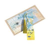 Marqueur De Livre À Thème Peinture À L'huile Avec Glands Marque-pages En Métal Creux Marqueur Page Pour Amoureux Scrapbooking Lecture Marque-pages En Métal