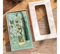 Marqueur de livre unique, joli marque-page creux pour la lecture, marque-page en métal avec pompon, marque-pages amusants pour les amateurs de livres, les lecteurs, cadeaux d'anniversaire et de Noël