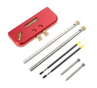 Marqueur de menuiserie robuste à double tête pour traceur parallèle charpentier adapté pour tracer le métal, la céramique