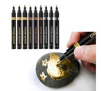 Marqueur De Miroir Métallique Liquide Argent Liquide Stylo D'art Miroir Bricolage Résine Peinture Miroir Finition Chromée Artisanat Stylo Accessoires 3 Couleurs