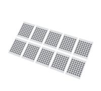 Marqueur de Numérisation 3D de 3 Mm, Marqueurs de Points de Référence de Points de Suivi 3D pour la Numérisation 3D, Intérieur 3 Mm, Extérieur 6 Mm, 10 Feuilles, 560 Points