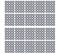 Marqueur de numérisation 3D, paquet de 3 autocollants de suivi de mouvement hautement réfléchissants, feuilles prédécoupées pour les études automobiles et biomécaniques