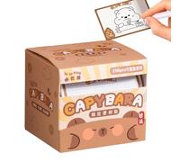 Marqueur De Page Animal - Notes Autocollantes, Bloc-notes 256 Feuilles | Design Capybara Mignon, Papier À Écrire Lisse, Blocs-notes De Liste De Tâches, Planificateur Idéal Pour Étudiants, Bureaux, Ami