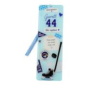 Marqueur de page sur le thème du hockey 4,8 cm x 14,9 cm / 1.89in pour livres et notes de lecture, utilisation sportive, accessoire de lecture, papeterie à thème, salle de classe, planificateur, étude