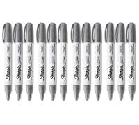 Marqueur De Peinture À Huile Sharpie Argent Medium Pointe 12 Pack