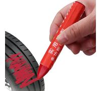 Marqueur de pneu - Stylo de marquage étanche résistant à l'huile pour caoutchouc, crayons de couleur décolorés | Utilisation industrielle, pneus, pierres, carreaux, bois, verre, métal dans