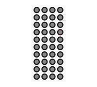 Marqueur de point de référence de numérisation 3D 3 mm/6 mm, points de suivi précis for l'impression 3D et l'ingénierie inverse pour un suivi précis(6mm-10 sheet)