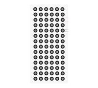 Marqueur de point de référence de numérisation 3D 3 mm/6 mm, points de suivi précis for l'impression 3D et l'ingénierie inverse pour un suivi précis(3mm-5 sheet)